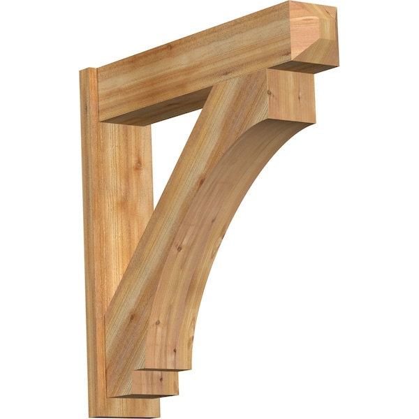 Ekena Millwork Imperial Rough Sawn Craftsman Outlooker, Western Red Cedar, 8"W x 38"D x 38"H OUT08X38X38IMP04RWR - main